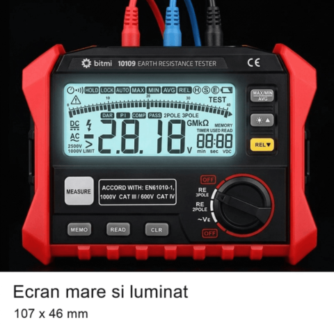 Aparat de masura rezistenta de impamantare BITMI 10109 [1]