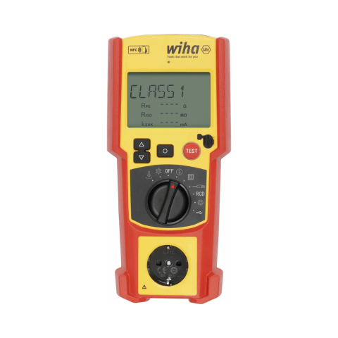 Set tester automat siguranta unelte electrice multifunctional, Kit complet, Wiha PAT ONE 47220 [1]