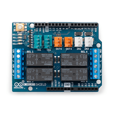 Placa de expansiune Arduino 4 Relays Shield, 4 Relee 2A, TinkerKit [1]