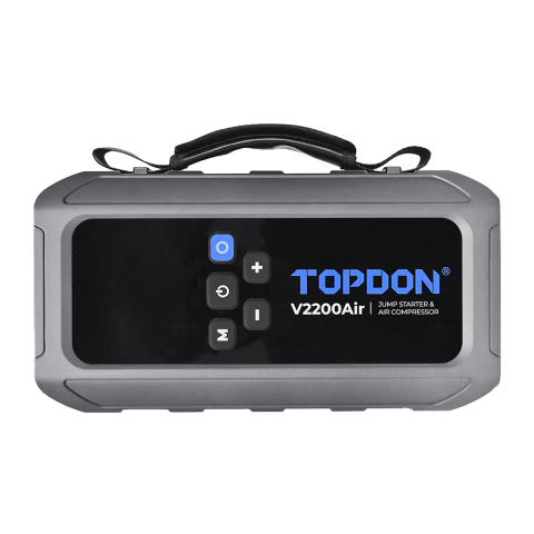 Starter auto portabil 2 in 1 cu compresor de aer 12000mAh, 2200A, TOPDON V2200Air [5]
