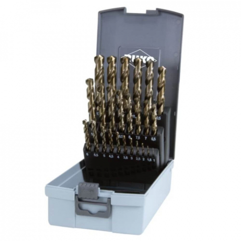 Burghie pentru Metal - Set burghie Ruko 215215RO, HSS-E Co5, 25 piese