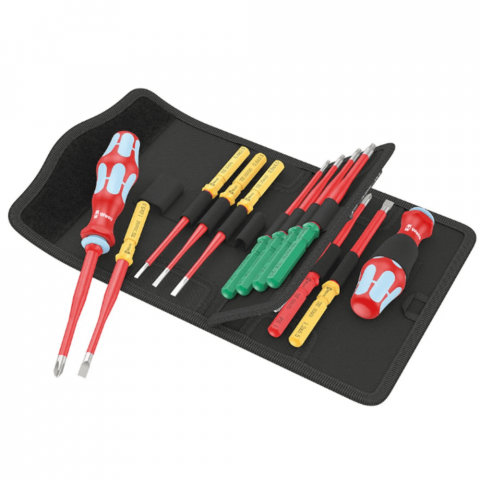 Set surubelnite inoxidabile Kraftform Kompakt VDE, 17 piese, Wera 05006631001