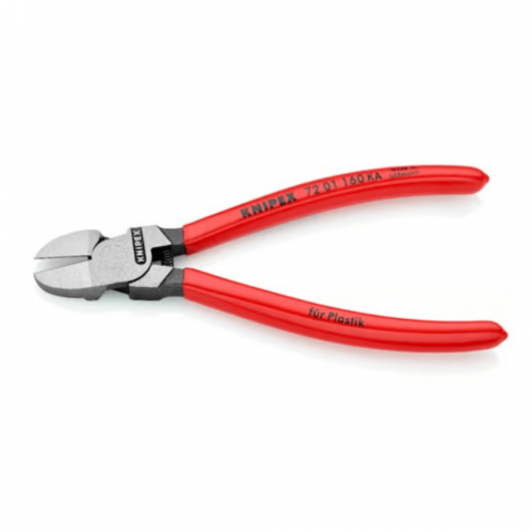 Cleste sfic cu tais diagonal pentru materiale plastice, Knipex 72 01 160 KA [1]