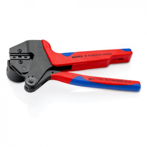 Clesti Sertizare - Cleste de sertizare cu falci interschimbabile Knipex 97 43 66 EVO