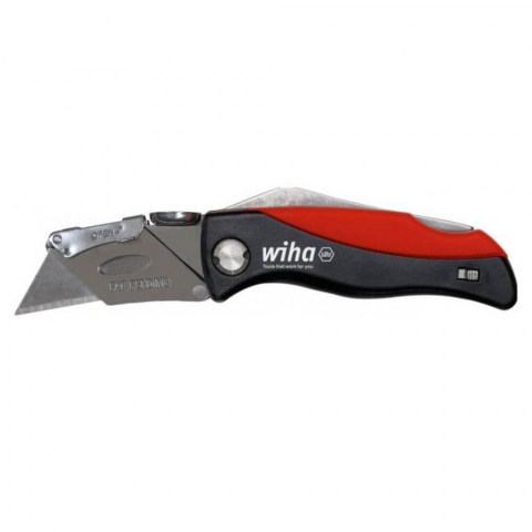 Cuttere - Cutit pliabil universal cu 6 lame trapezoidale Wiha 45425