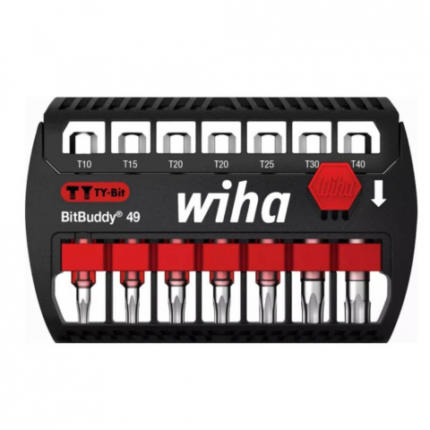Seturi de Surubelnite - Set biti Wiha BitBuddy TY 42115, 49 mm