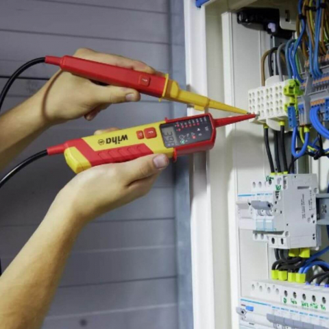 Tester de tensiune si continuitate Wiha 45217, 0.5-1000V AC, CAT IV [4]