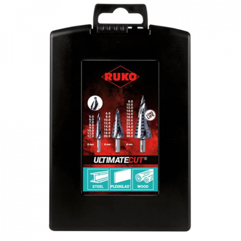 Set burghie in trepte Ruko 101626EPRO HSS-E Co5 RuNaTec, 3 piese [4]
