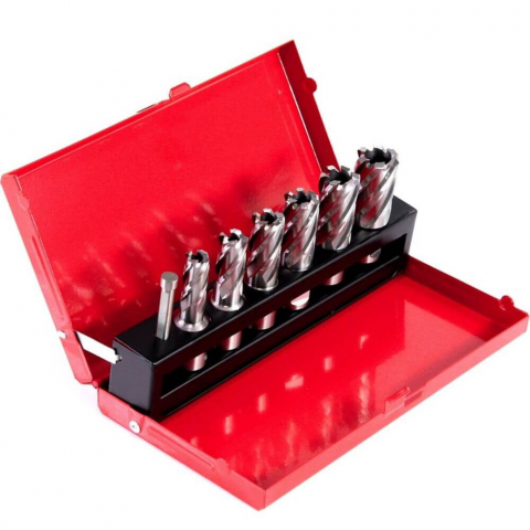 Set 7 carote HSS cu prindere Weldon 3/4 Ruko 108820 [2]