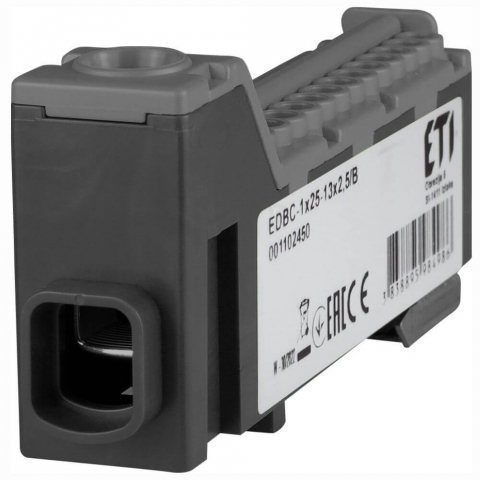 Blocuri de Distributie - Bloc distributie EDBC-1x25-13x2,5/B ETI 001102450