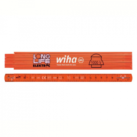 Rulete - Rigla plianta electrician, 2m - Wiha 42068