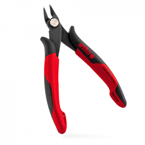 Cleste de precizie cu tais diagonal 130 mm pentru electronisti - Wiha 26818 [3]