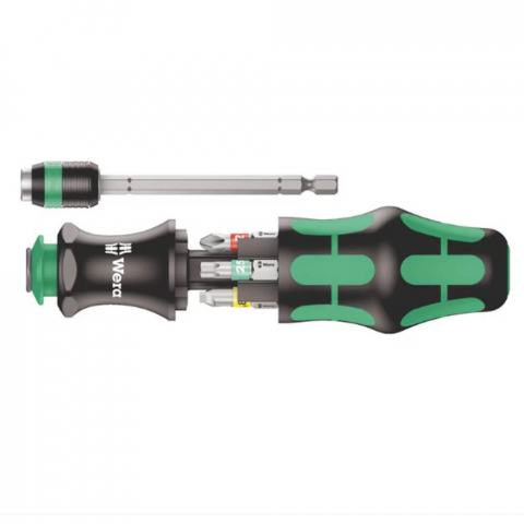 Set maner surubelnita cu 6 biti incorporati in suport - Kraftform Kompakt Wera 05051016001 [1]