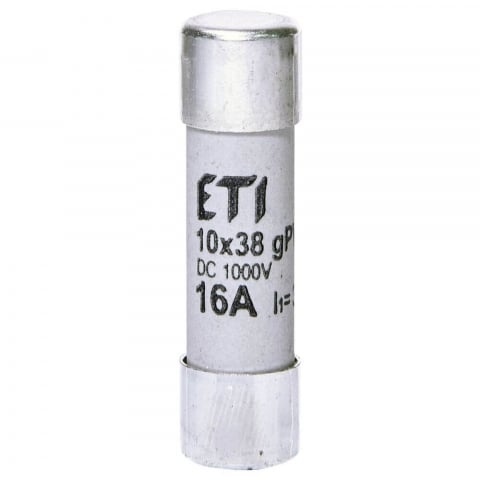 Sigurante Fuzibile - Siguranta panouri fotovoltaice CH10x38 gPV 16A/1000V DC - ETI 002625081