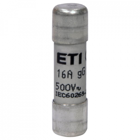 Sigurante Fuzibile - Siguranta fuzibila cilindrica CH10x38 gG 16A/500V - ETI 002651019