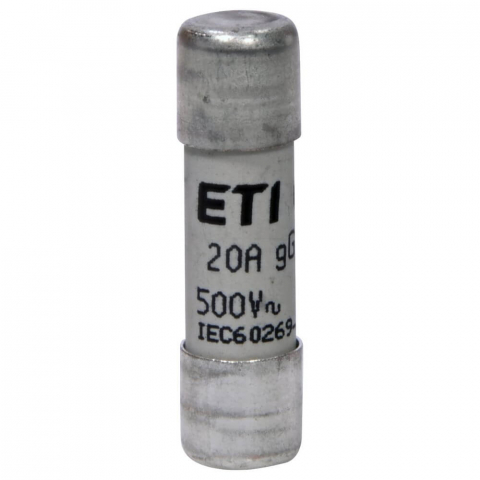 Sigurante Fuzibile - Siguranta fuzibila cilindrica CH10x38 gG 20A/500V - ETI 002651020