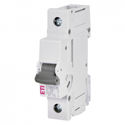 Electrice - Siguranta automata ETIMAT P6 1p C25 - ETI 001900032