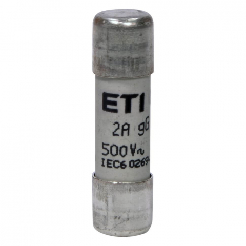 Sigurante Fuzibile - Siguranta fuzibila cilindrica CH10x38 gG 2A/500V - ETI 002651013