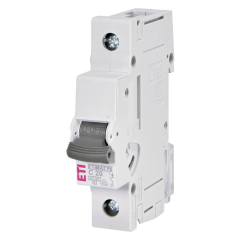 Electrice - Siguranta automata ETIMAT P6 1p C20 - ETI 001900031