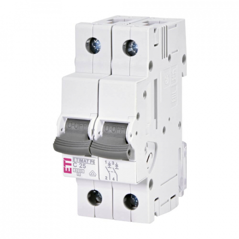 Electrice - Siguranta automata ETIMAT P6 2p C25 ETI 001900232
