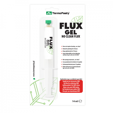 Accesorii pentru Lipit - TermoPasty ART.AGT-088 - Flux Gel RMA pentru lipire SMD, 14 ml (seringa)