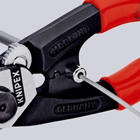 Cleste forjat tip foarfeca pentru cabluri de sarma - Knipex 95 62 190 [4]