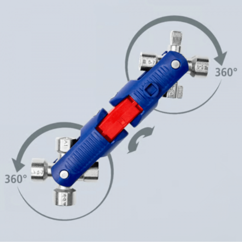 Cheie universala pentru tablouri electrice JointKey Quadro - Knipex 00 11 06 V04 [3]