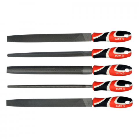 Gadgets - Set 5 pile din otel calit pentru lacatuserie Yato YT-6238