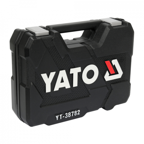 Set 72 piese chei tubulare si biti 1/4" si 1/2" Yato YT-38782 [2]