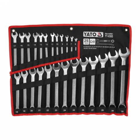 Chei Combinate - Set 25 chei combinate 6-32mm - Yato YT-0365