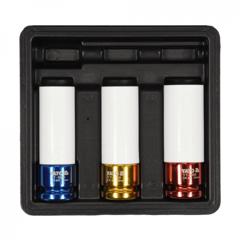 Truse Scule - Chei de impact cu protectie, set 3 buc - YATO YT-1056