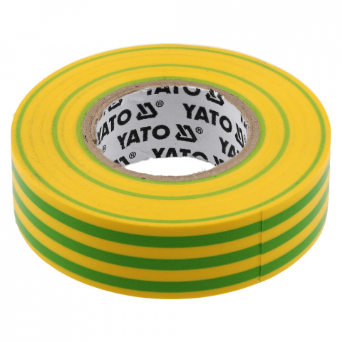 Banda Izolatoare - Banda izolatoare PVC galben-verde 19mmx20mx0,13mm - YATO YT-81655
