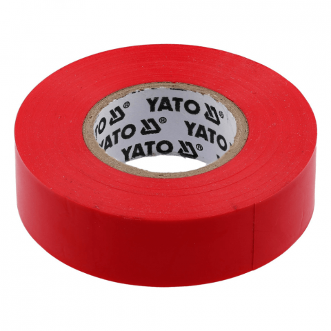 Banda Izolatoare - Banda izolatoare PVC rosie 19mmx20mx0,13mm - YATO YT-8166