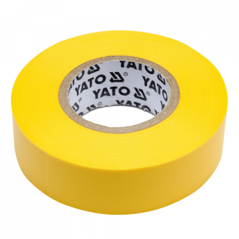 Banda Izolatoare - Banda izolatoare PVC galbena 19mmx20mx0,13mm - YATO YT-81654