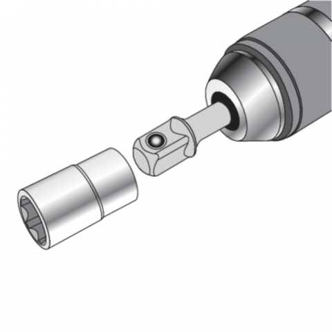 Set adaptoare pentru chei tubulare 1/4'', 3/8'', 1/2'' - YATO YT-04685 [2]