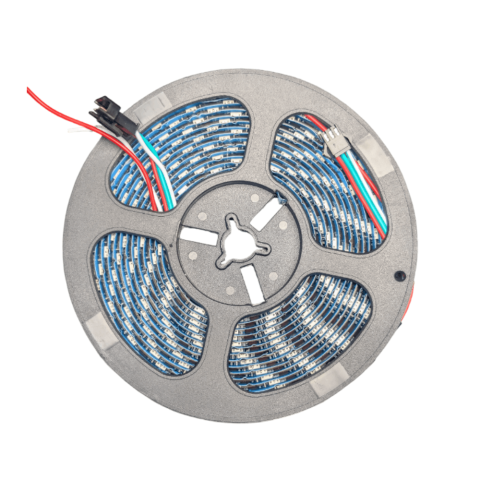 Module Smart Home - Banda LED RGB WS2812B 5m 60 LED/m, IP65, PCB negru