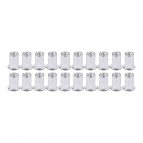 Set 20 piulite nituibile M5 YATO YT-36453 din aluminiu cu lungimea de 12 mm