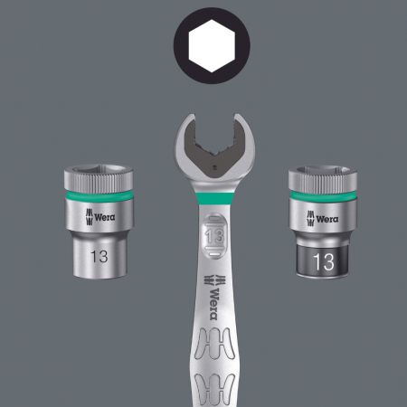 Set 4 chei combinate, cu clichet, 6000 Joker 4, Wera 05073290001 [2]
