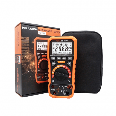 Aparat digital pentru masurarea rezistentei de izolatie, 1000V, Peakmeter PM1508 [3]