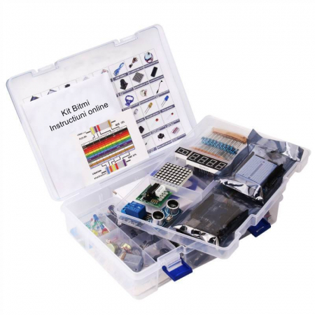 Arduino UNO R3 CH340 kit educativ pentru electronisti [1]