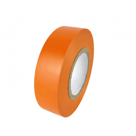 Lichidari Stoc - Banda izolatoare portocalie din PVC 20m X 19mm X 0.15mm