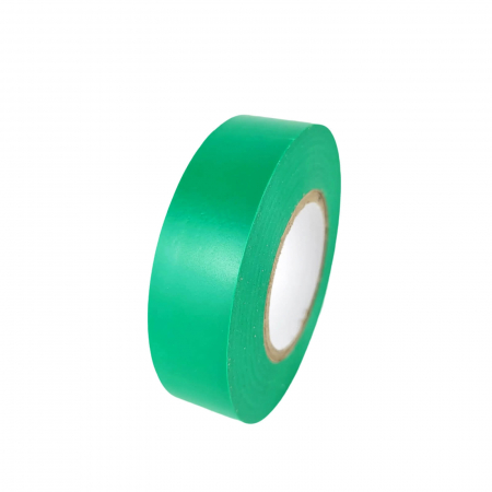 Lichidari Stoc - Banda izolatoare verde din PVC 20m X 19mm X 0.15mm
