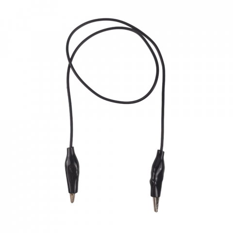 Componente Electronice - Cablu cu conectori tip crocodil, lungime 46cm