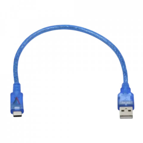 Cablu de date USB 2.0 la tip C 30 cm [1]