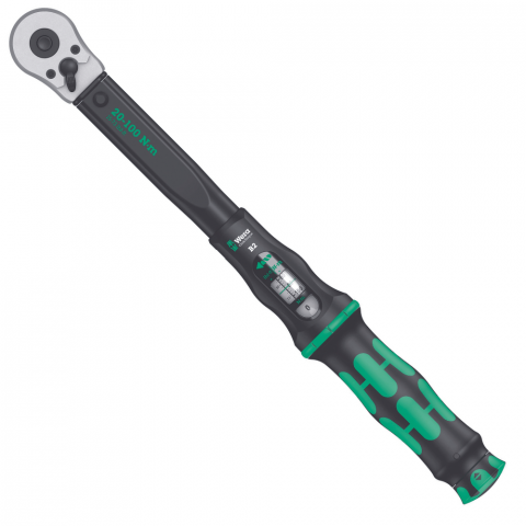 Cheie dinamometrica cu clichet, 20-100 N*m, 3/8", Click-Torque B 2, Wera 05075611001