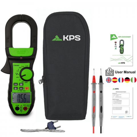 Clampmetru digital multifunctional, TRMS, 1000A AC, KPS DCM3500T [2]