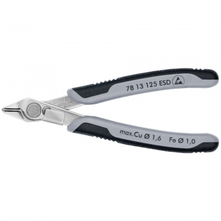 Cleste ESD electronist de precizie, Knipex Electronic Super Knips 78 13 125 ESD