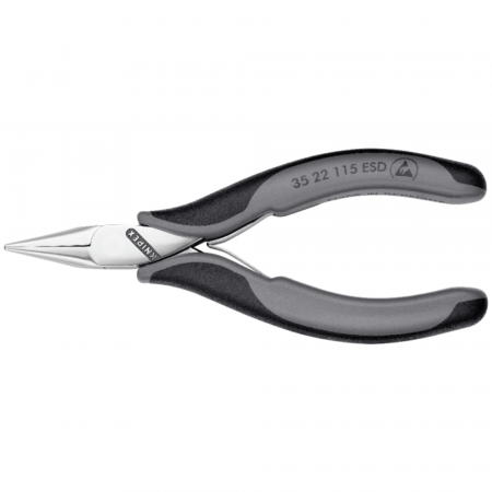 Electronica - Cleste ESD de precizie pentru sisteme electronice, Knipex 35 22 115 ESD