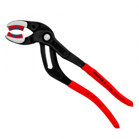 Clesti Papagal - Cleste reglabil pentru tevi, sifon si conectori, Knipex 81 11 250, 250mm
