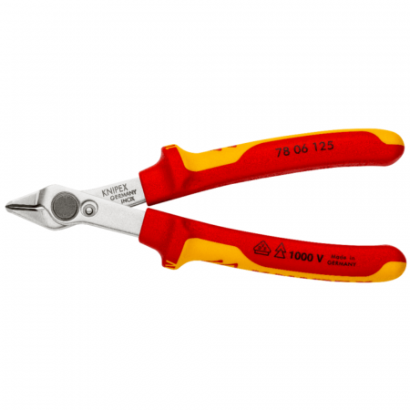 Electronica - Cleste VDE de precizie pentru electronisti, Knipex Electronic Super Knips 78 06 125